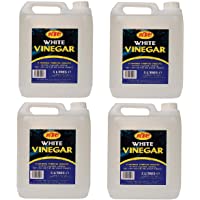 Los mejores  - KTC Vinagre blanco de 5 litros- perfecto para decapado- limpieza- hornear- adobos y salsas y hacer queso- botella de 5…